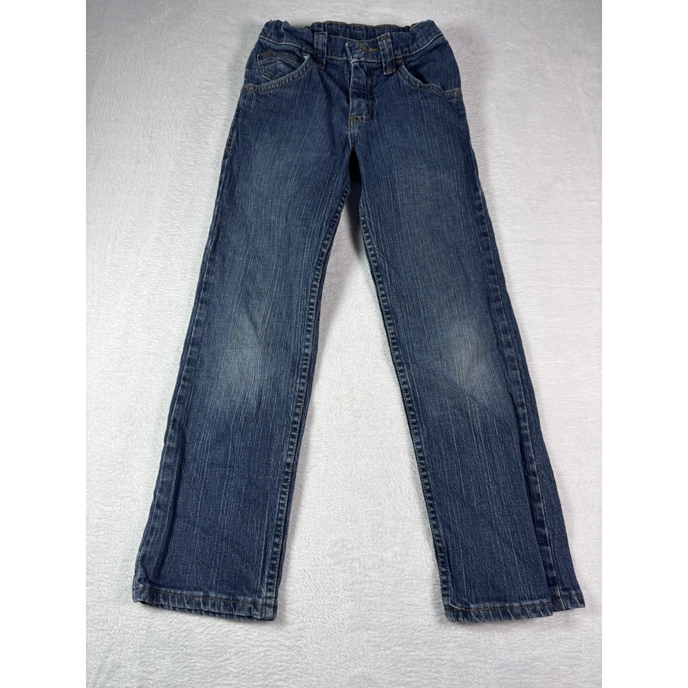 Wrangler Retro Boys Slim Straight Leg Jeans Blue Size 10 Slim 5SCBWM2